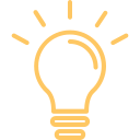 vector representing a lightbulb