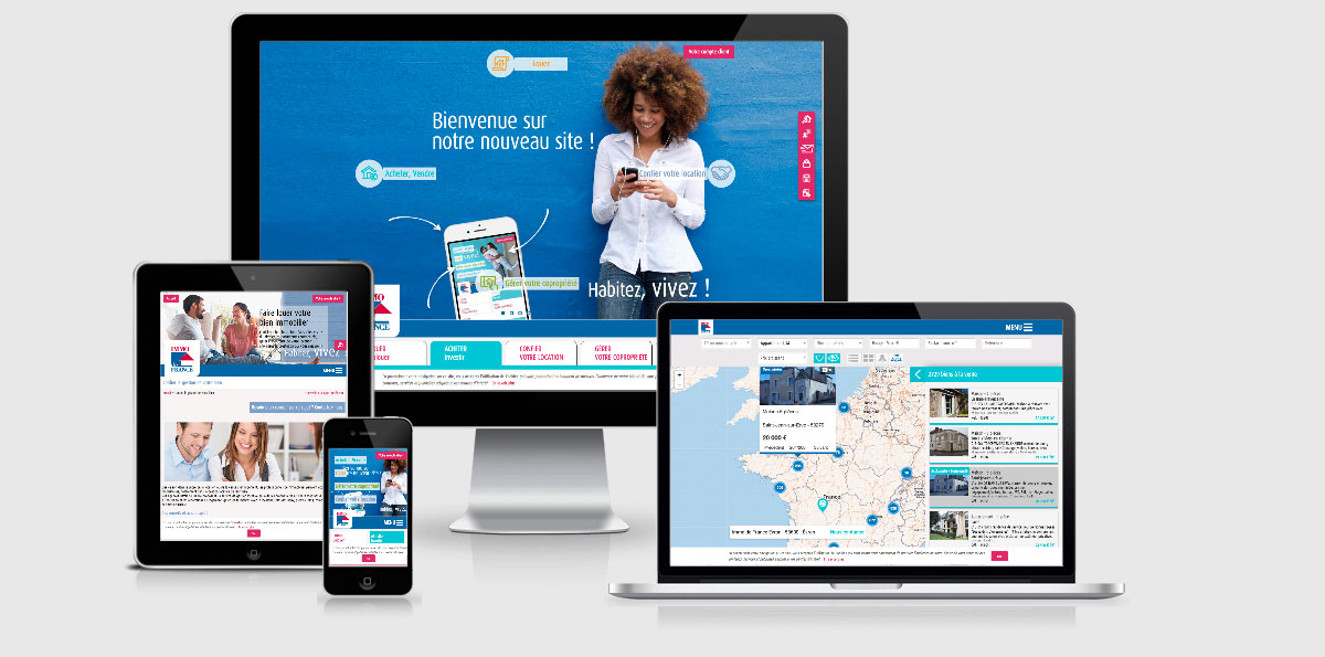 Site portail d'annonces immobilières IMMO de France 