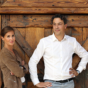 Le couple d'entrepreneurs, fondateur de compimmo Doussard et Saint Jorioz