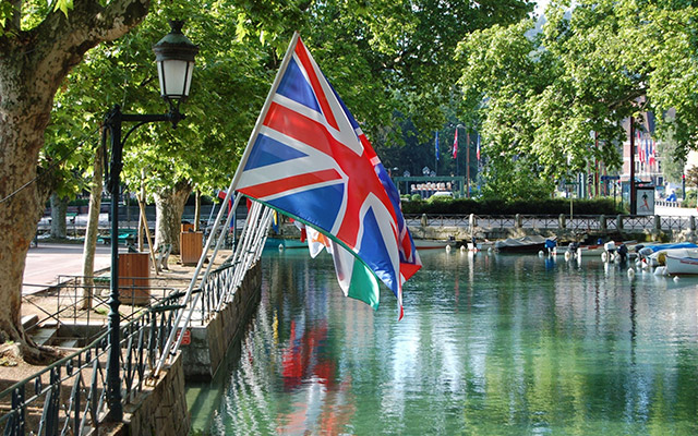 Great Britain Lake Annecy Flag