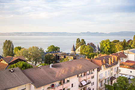 View of Lake Geneva from Evian