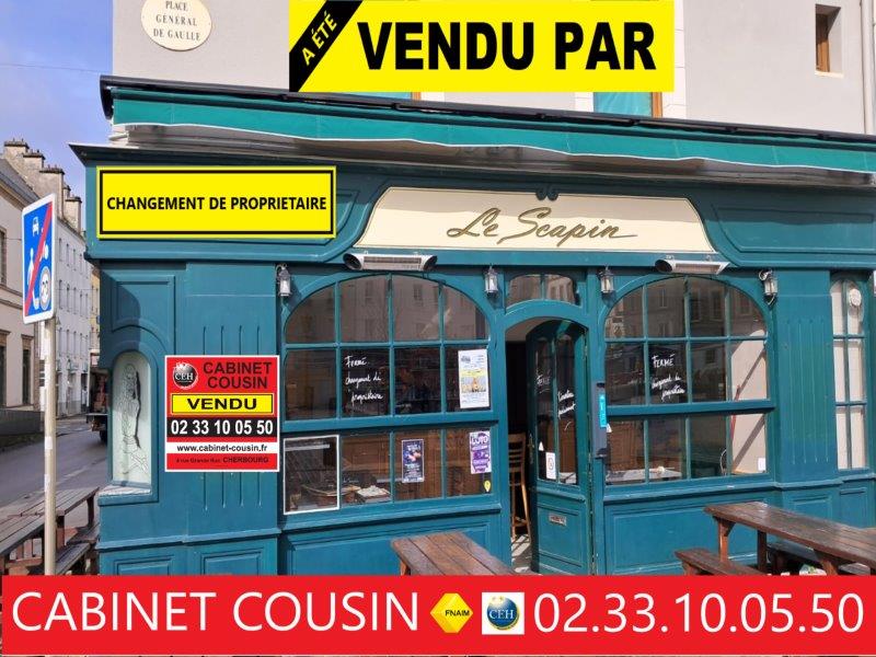 Vente fonds de commerce de bar à Cherbourg