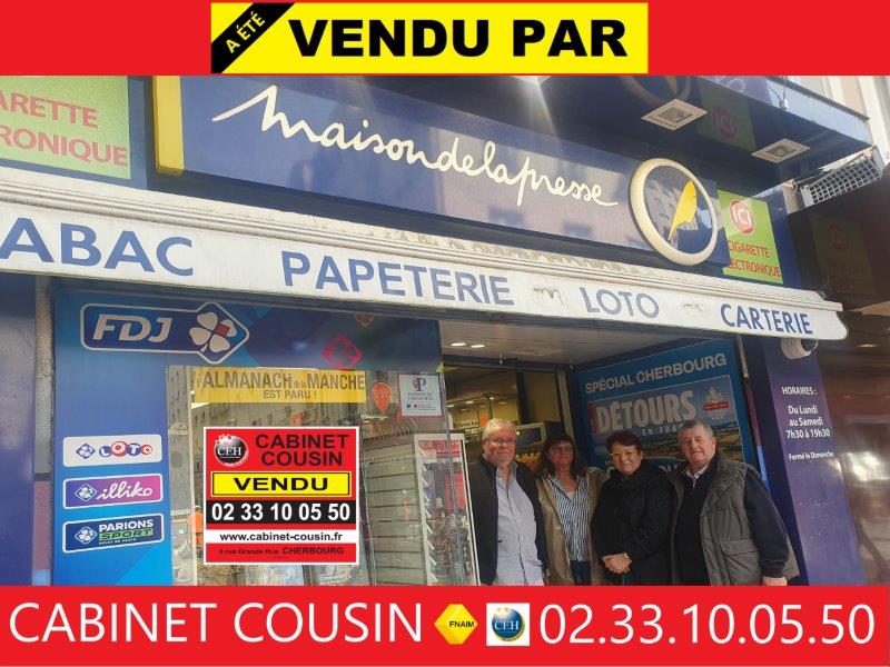 Vente fonds de commerce Bureau de tabac à Cherbourg