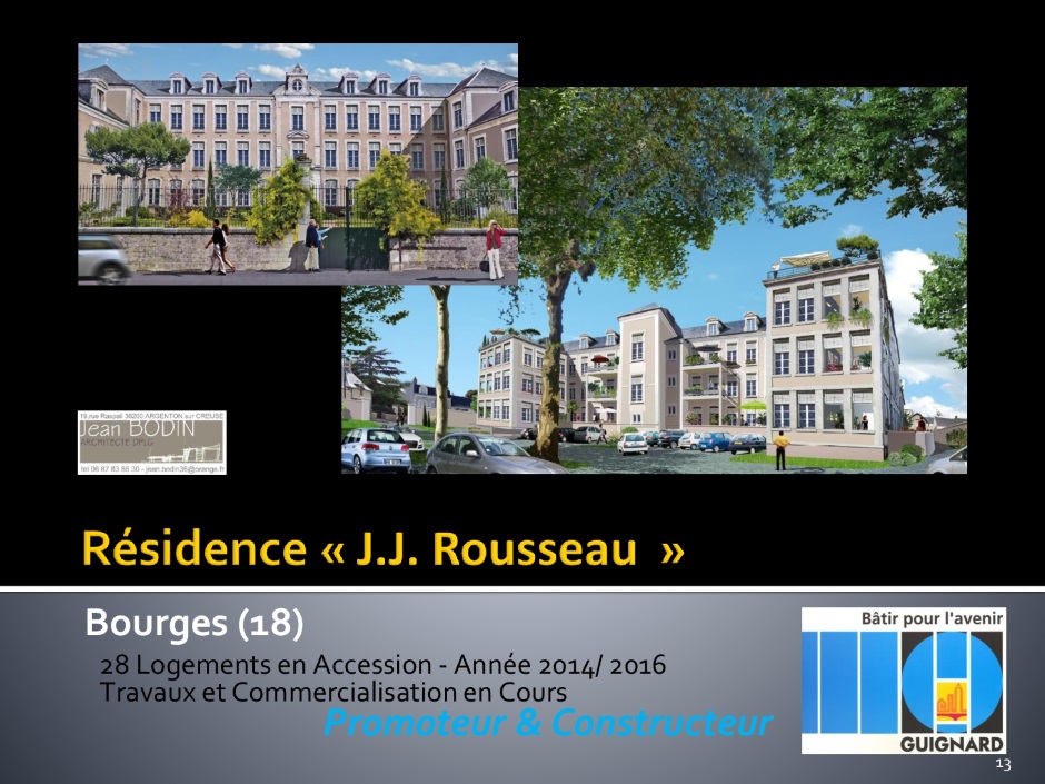 Résidence Jean Jaques Rousseau Bourges