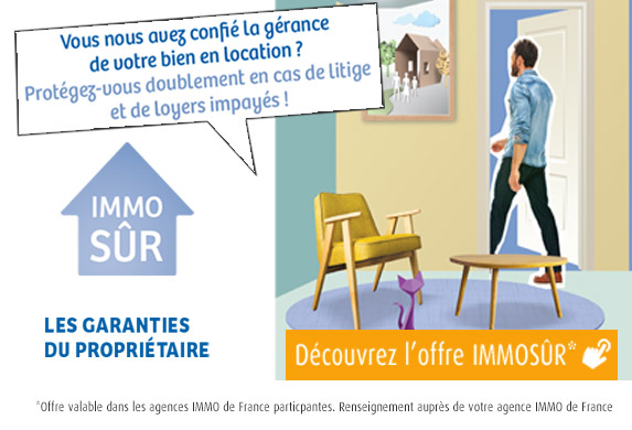 garantie propriétaire IMMOSUR -IMMO de France ile de France 
