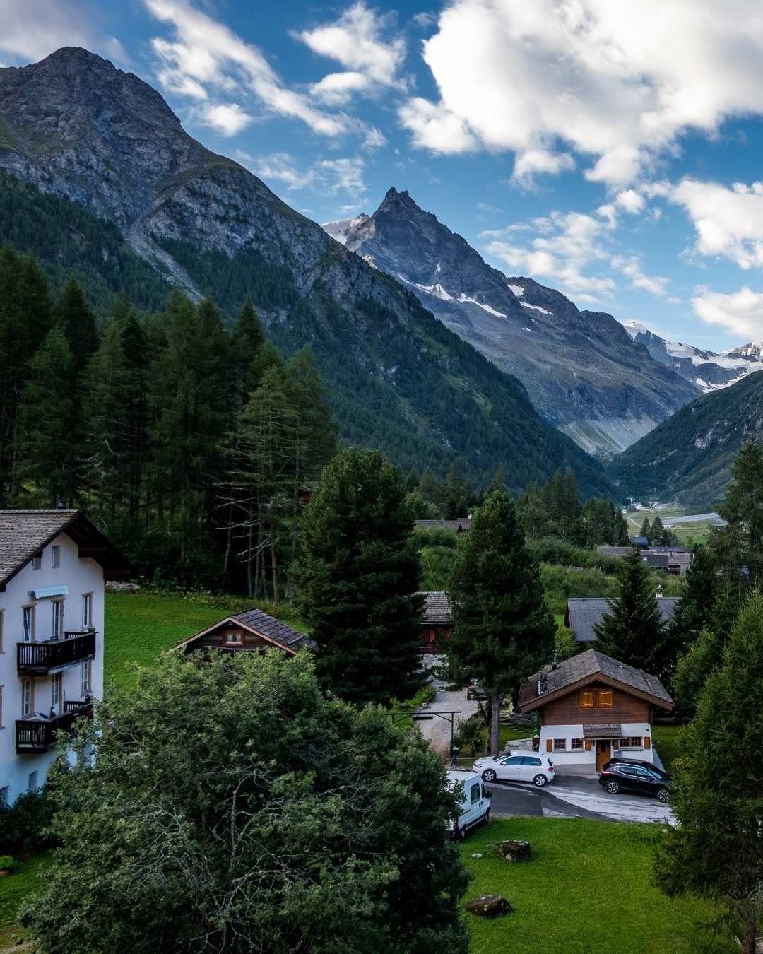 Vue de Zinal, Val d’Anniviers