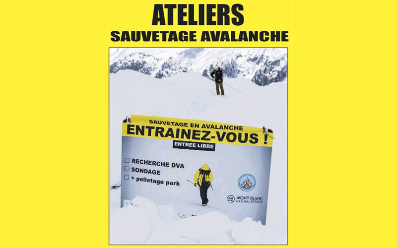 DVA parks in Chamonix