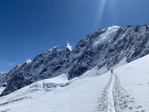 Ski in Les Grands Montets in Chamonix