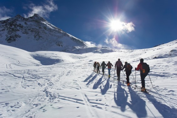 Ski touring in Chamonix