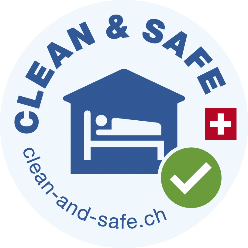 clean & safe logo
