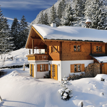 Chalet vu de l'extérieur