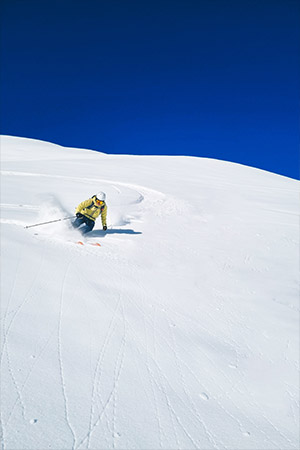 freeride skiing backcountry Montfort