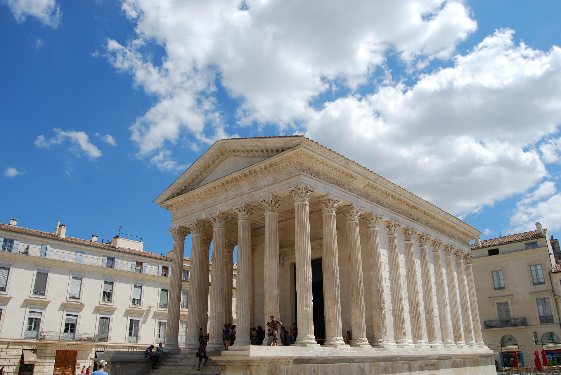 La Maison Carré à Nîmes inscrite au patrimoine mondial de l'UNESCO