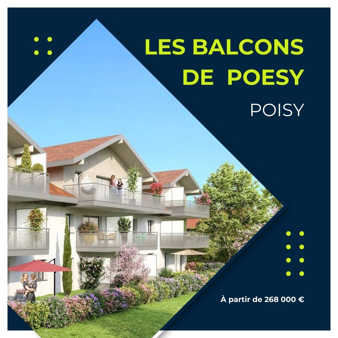 programme neuf Les Balcons de Poesy à Poisy